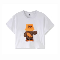 เสื้อครอปแขนสั้นสำหรับผู้หญิง