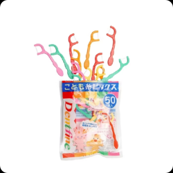 ไหมขัดฟันเด็กแบบมีด้ามจับ 1 แพ็ค(50 ชิ้น)