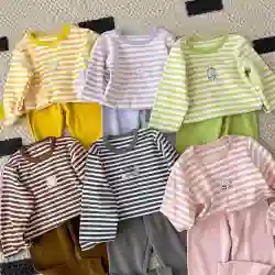 ชุดนอนเด็กแขนยาว เซ็ต 2 ชิ้น