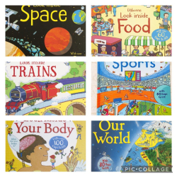 หนังสือนิทานภาษาอังกฤษสำหรับเด็ก (3D Usborne Look Inside  Learning books)