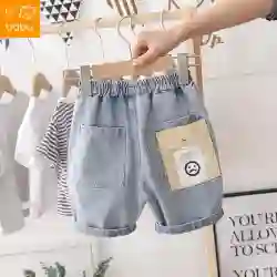 กางเกงยีนส์สไตล์เกาหลีสำหรับเด็ก