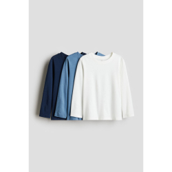 ชุดเสื้อยืดแขนยาว 3 ตัว สำหรับเด็กผู้ชาย ยี่ห้อ H&M
