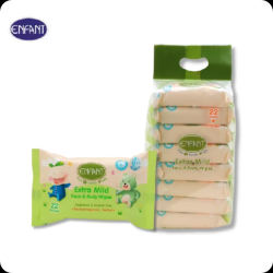 Enfant Extra mild face & body wipes